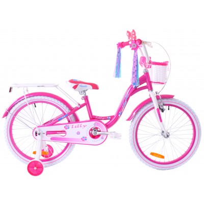Detský bicykel 20 Fuzlu Lilly ružový